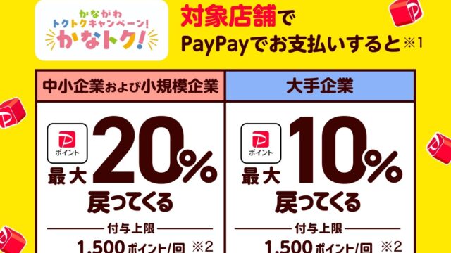 かながわトクトクキャンペーン！が始まります